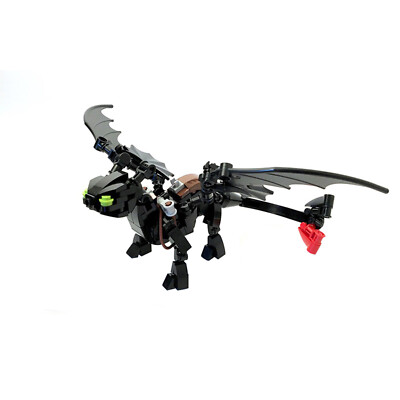 Schwarzer Drache Building Kit from Movie 174 teile Building Toys Set MOC-50197