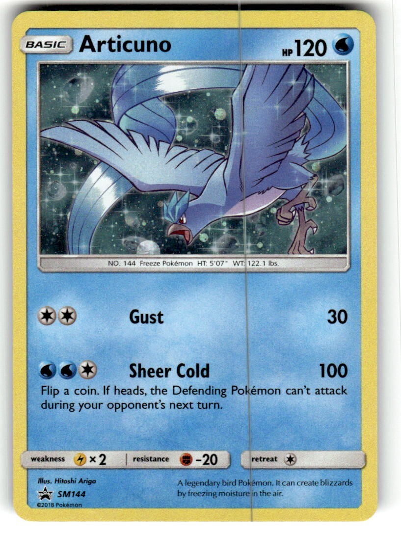 Articuno - SM144 - Pokemon Sun &amp; Moon Promo Holo Rare Card NM