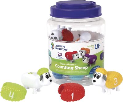 Learning Resources LER6712 Snap-n-Learn Schafe zählen