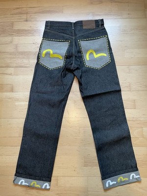 EVISU Japan Jeans Motiv Möwe Seagull Gr. 32 - neu und ungetragen