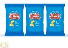Golden Wonder Salt & Vinegar Crisps 6x25g - Pack of 3 | UK Free Dispatch
