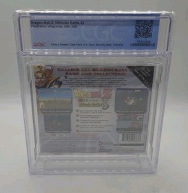 Dragon Ball Z Ultimate Battle 22 - Sony PlayStation 1 PS1 2003 CGC Graded 10 A++