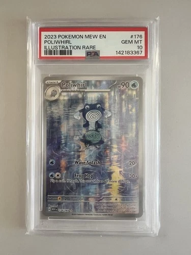 Pokemon 2023 Poliwhirl 176/165 IR Scarlet & Violet 151 GEM MINT PSA 10