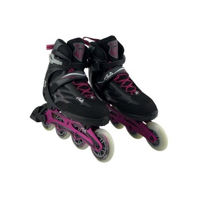 Fila Damen Herren Kinder Inlineskates Inliner Wave 84 schwarz-magenta 41 EU
