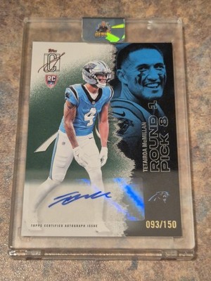 2025 Topps Signature Class Football Tetairoa McMillan Panthers RC Auto /150 #230
