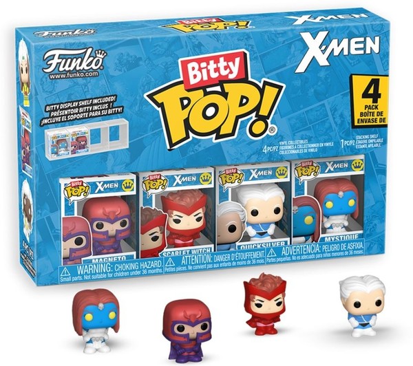 Gadget - Marvel: Funko Pop! Bitty Pop - X-Men - Magneto (4 Pack) -D- Funko-image