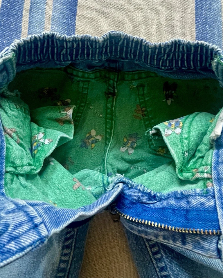 Vintage 1970s/80’s Kids Osh Kosh B’gosh Cowboy Lined Denim Jeans 2T - Image 4 of 4