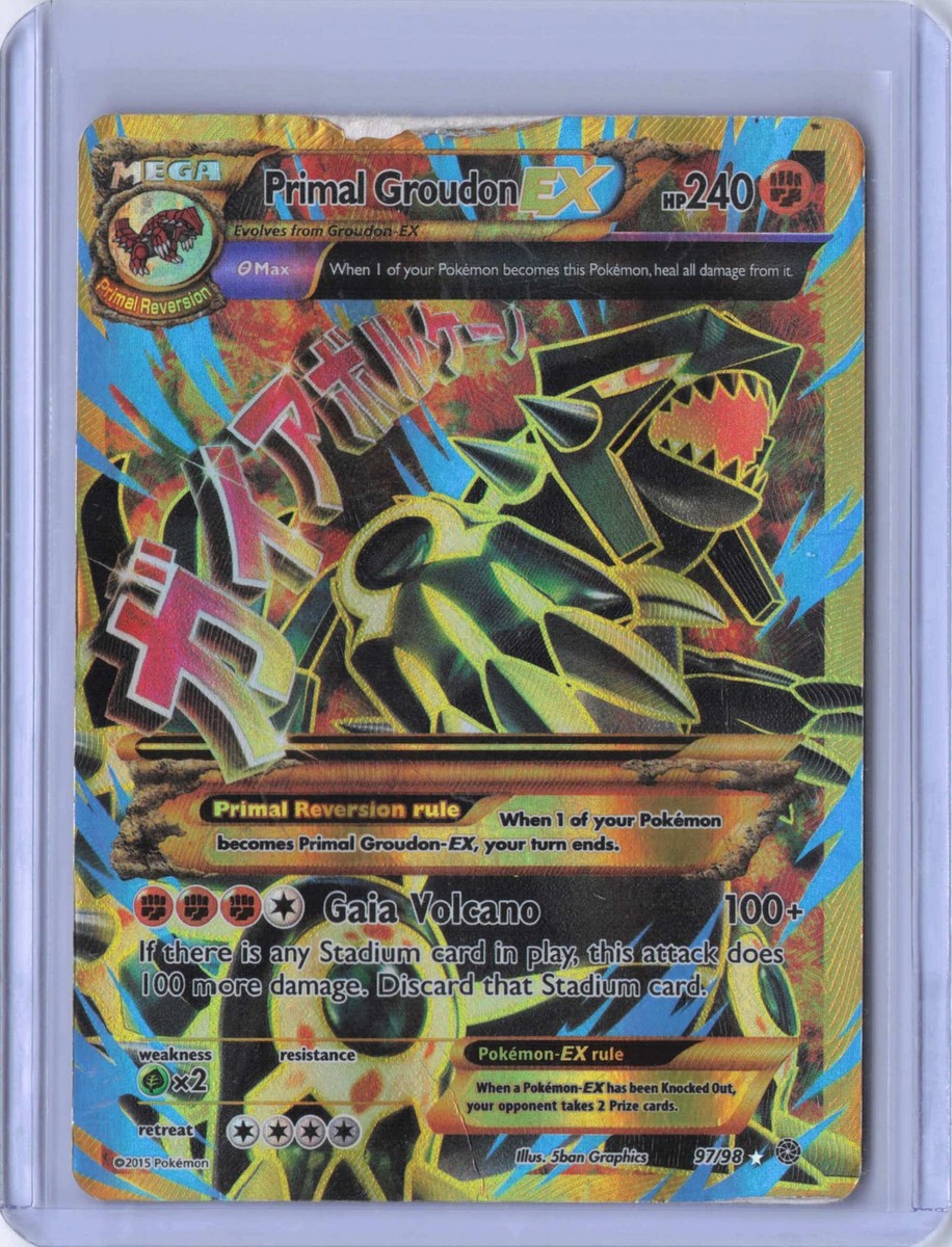Primal Groudon EX (Shiny Full Art) #97/98 XY