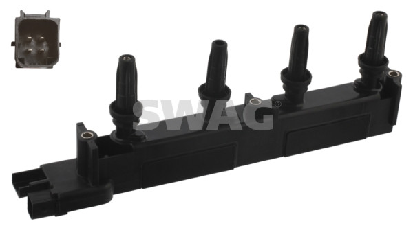 SWAG 62 93 7080 Ignition Coil for CITROËN,PEUGEOT