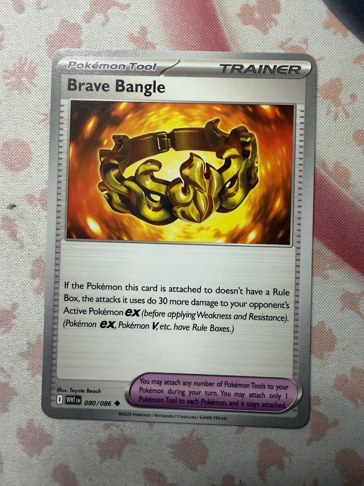 Brave Bangle Uncommon SV: White Flare 080/086 NM English Pokemon Card