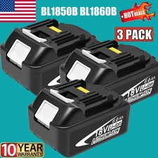 3X 18V 6.0Ah For Makita LXT Lithium-Ion BL1830 BL1850 BL1860 Tool Power Battery