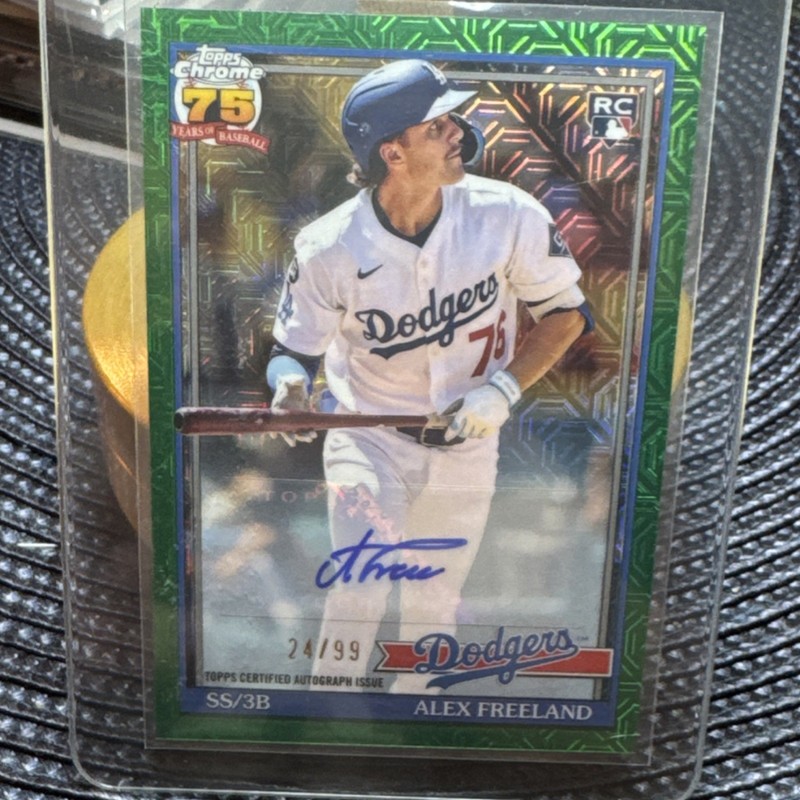 Topps 2026 Series 1 1991 Autographs Alex Freeland Dodgers #91A-AF RC Auto /99