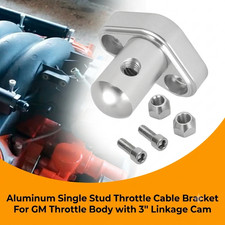 For Gm Throttle Body 3 Linkage Cam Single Stud Throttle Cable Bracket Aluminum