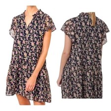 Loft Garden Flounce Ruffle Mini Dress Cottagecore Dainty Floral Fairy Size XL