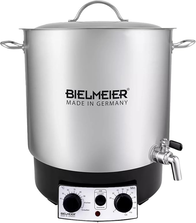 BIELMEIER Einkochautomat Einkocher Einkochtopf Glühweintopf Edelstahl 29 Liter