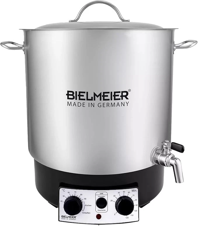 BIELMEIER Einkochautomat Einkocher Einkochtopf Glühweintopf Edelstahl 29 Liter
