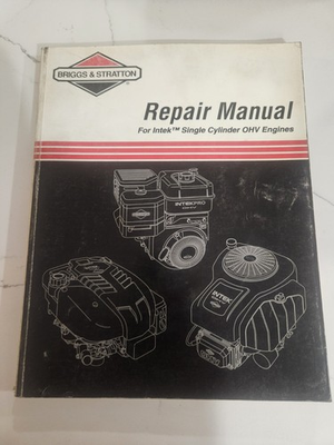 #ad Briggs And Stratton Intek And Single Ohv Enfine Service Manual Book $40.00