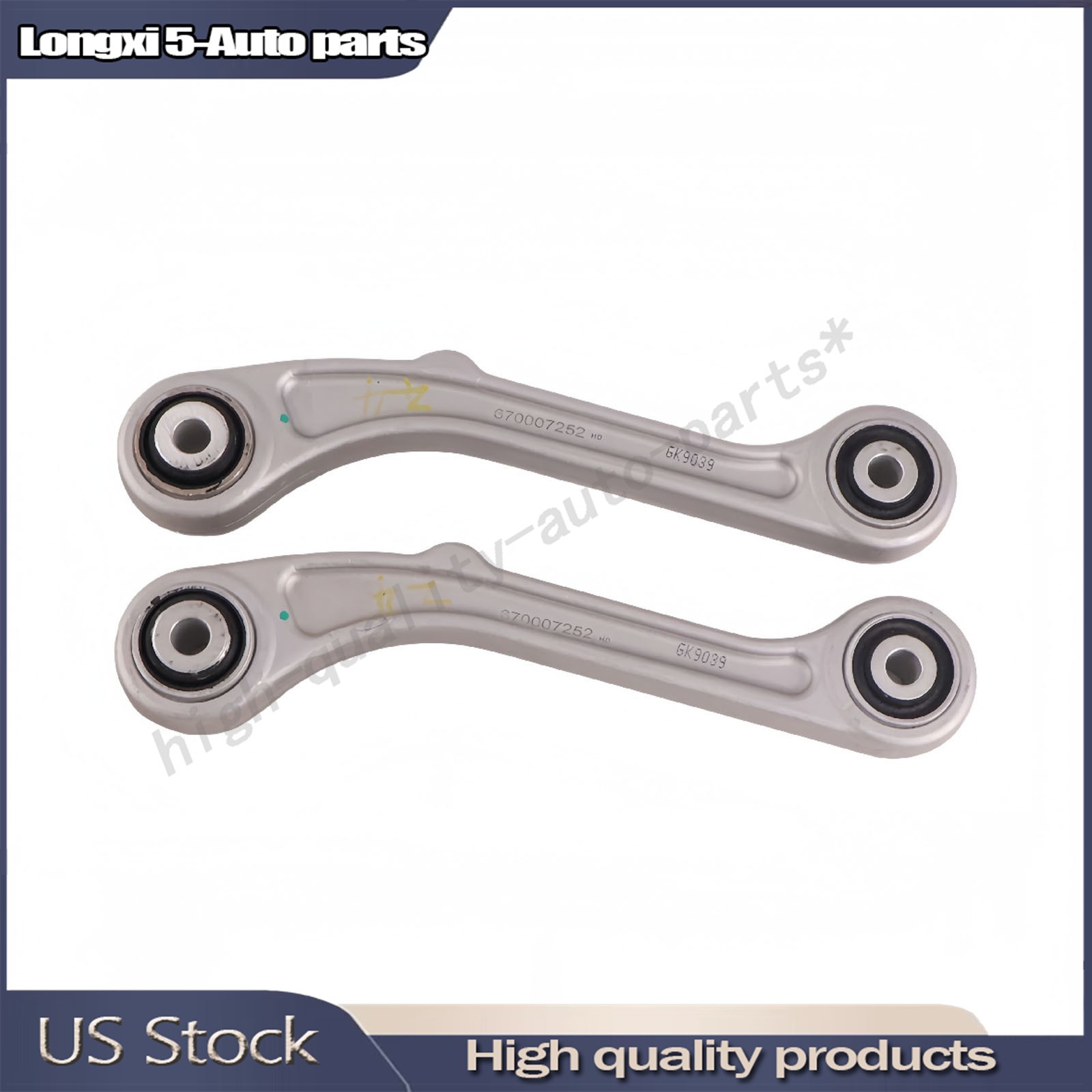 670007252 Fits Maserati Ghibli Quattroporte 2014+ 2X Rear Upper/Lower Control Ar