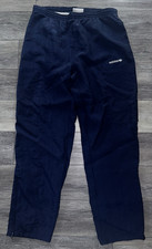 Vintage Y2K Adidas Sweatpants Navy Mens Size Medium Track Pants Spellout