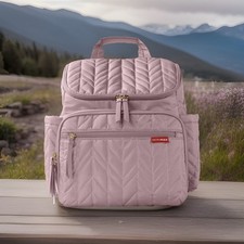 Skip Hop Forma Diaper Bag Backpack - Mauve