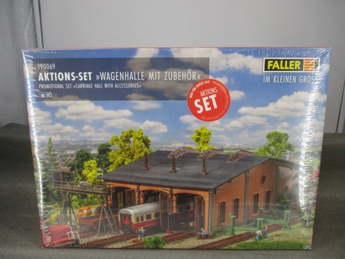 Faller 190069 | Aktions-Set Wagenhalle mit Zu Spur H0 | Zustand: Neu