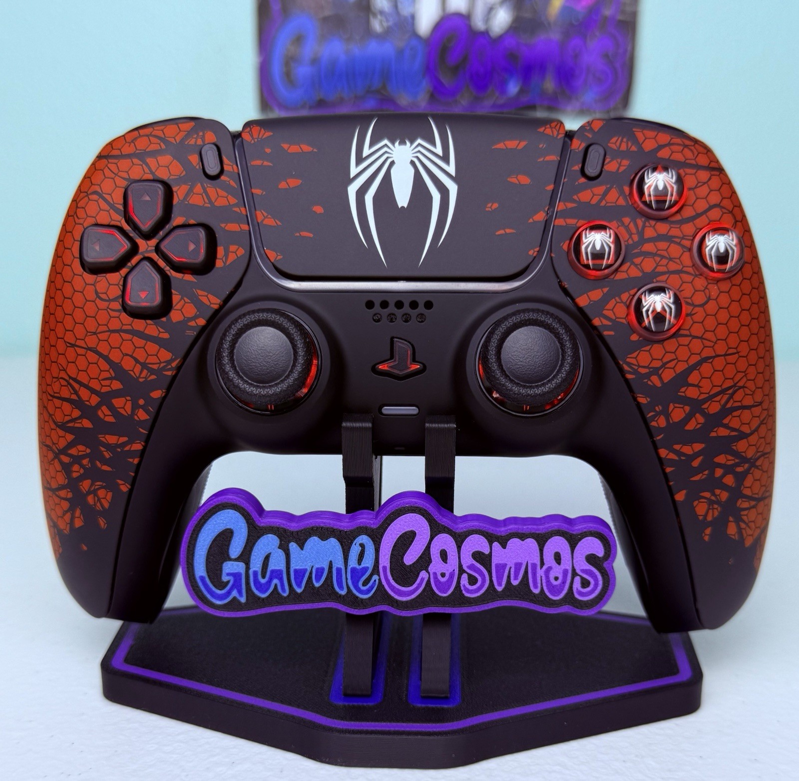 Comic Book Superhero Spider - RGB LED - Custom Wireless Controller For ...
