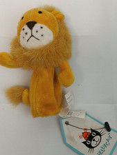 Jellycat Jolly Jungle Lion Finger Puppet Soft Toy Plush New