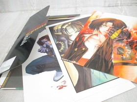 KING OF FIGHTERS 97 Illustrated Sheet BURNING Kyo Kusanagi Art Neo Geo Book 1997