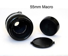 Nikon Micro-NIKKOR-P Auto 55mm f/3.5 Pre-AI Macro MF Lens Nippon Kogaku V22