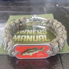 Survival Strap Paracord Bracelet - Tactical Bracelet for Men Guy Harvey Fishing