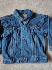 Levi  s Kids Denim Trucker Jacket Size 4T   Classic Blue Jean Jacket