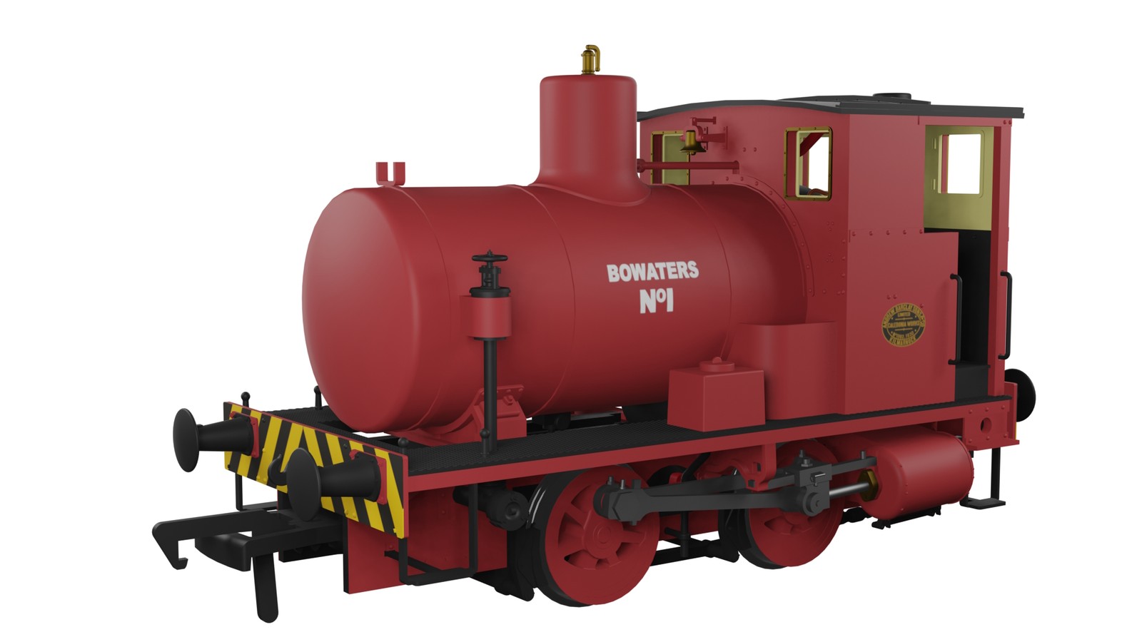 Rapido 965505 OO Gauge Andrew Barclay Fireless 0-4-0 Bowaters Ellesmere No.1 Wor