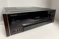 Pioneer ELITE C-72 Reference Pre Amplifier Rosewood Sides 90s Rare And Stunning
