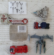 4 x Transformers Optimus Prime Ironhide Megatron Starcream truck jet figure