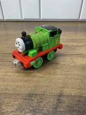2009 Mattel Thomas  Friends 3" Holiday Christmas Lights PERCY Train Die Cast