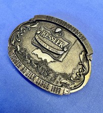 Vintage 1993 Kessler Whiskey Limited Edition Belt Buckle Spirit of Indiana USA