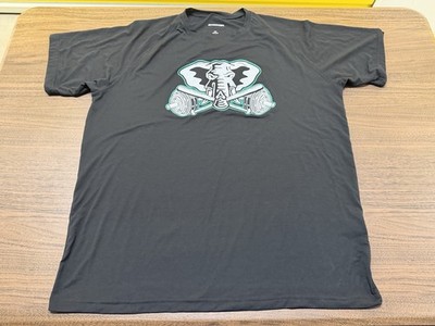 Oakland A s Team-Issued Strength & Conditioning MLB Black T-Shirt - 2XL