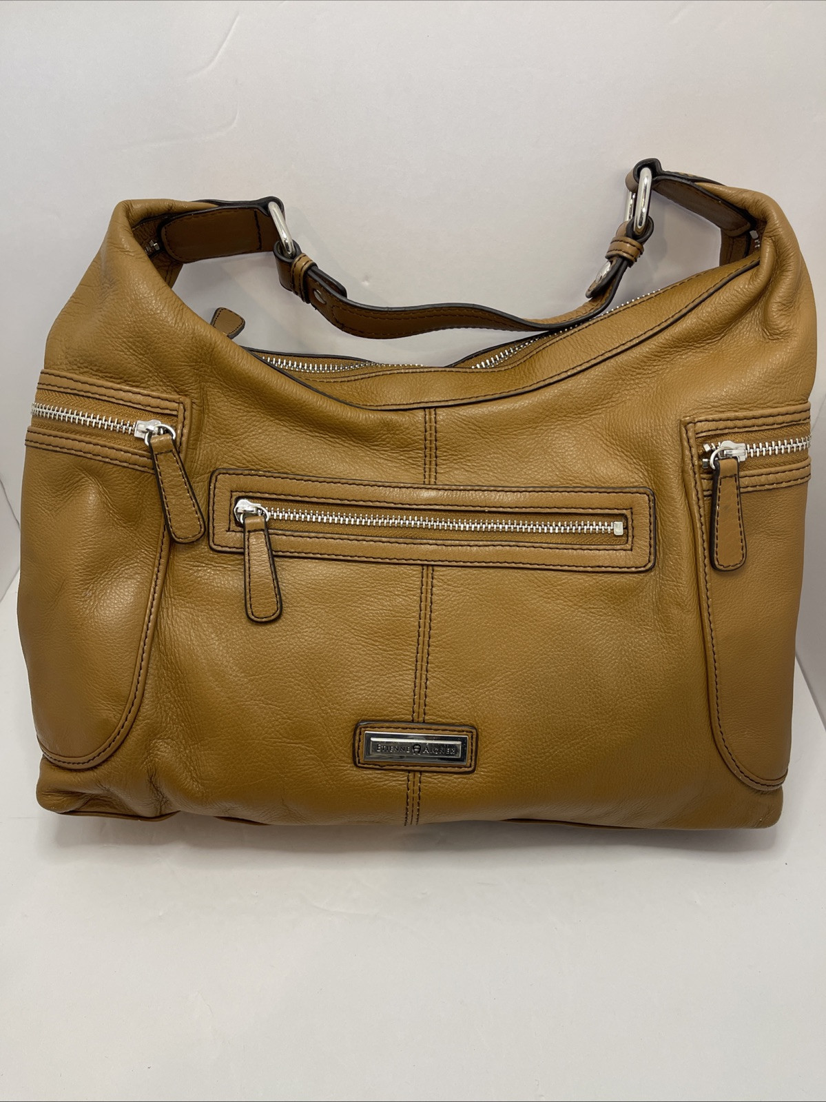 VTG Etienne Aigner  Classic Brown Leather Shoulder Bag Hobo Purse Handbag
