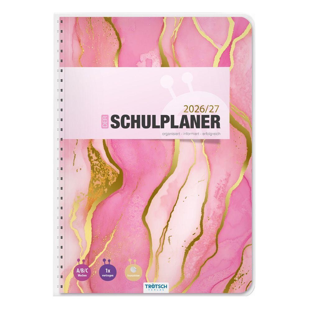TRÖTSCH - Schulplaner Pink 26/27 Trötsch Verlag GmbH & Co. KG