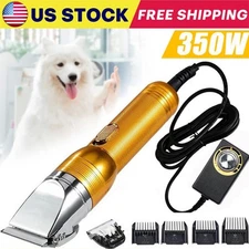 Electric Professional Dog Grooming Clippers, 350W Heavy Duty Hair, Thick Coats