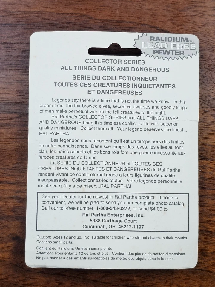 Ral Partha AD&D Orc Swordsmen 6 Minis 02-072 Sealed Blister Lead Free - Image 2 of 4