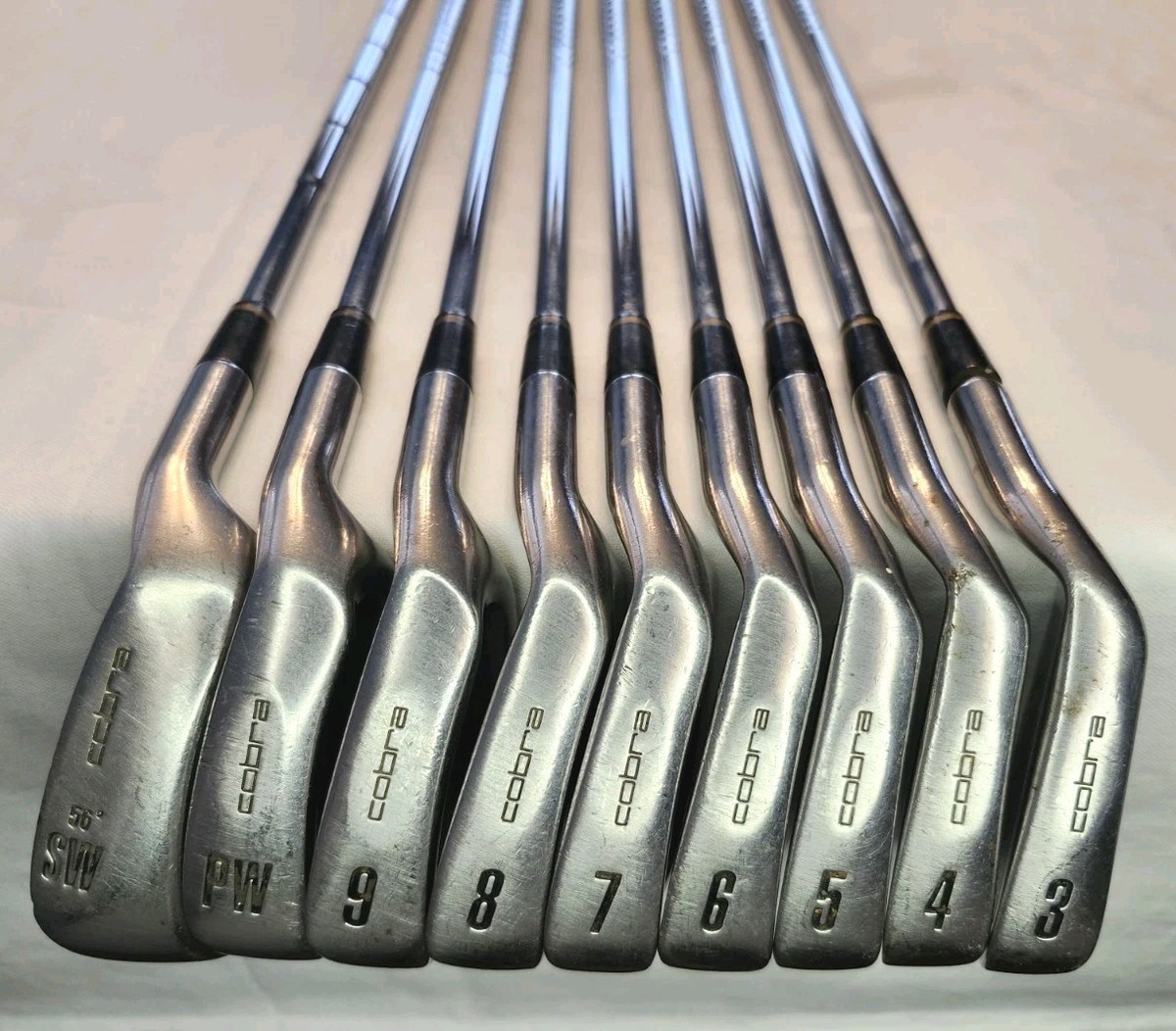 COBRA KING OVERSIZE Greg Norman Iron Set 7pcs 4-9,PW / Graphite Firm / Japan EUR 196,50 - FR
