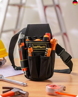 Werkzeugtasche mit Gürtel, Baffect Mini Werkzeug Tasche aus Leinwand 
