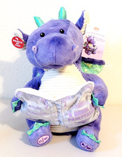 Cuddle Barn DALTON THE STORYTELLING DRAGON Animated Plush Lights Moves 5 Stories