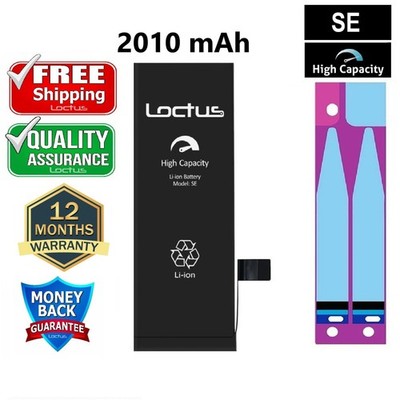 Loctus Replacement Battery iPhone SE 2016 (1st Generation) 2010mAh High Capacity