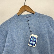 Vintage Drumohr Sweater Vest men's 44 large Blue Wool Scotland Deadstock NEW