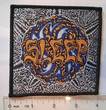 Sleep Sleeps Holy Mountain Black Border Woven Patch