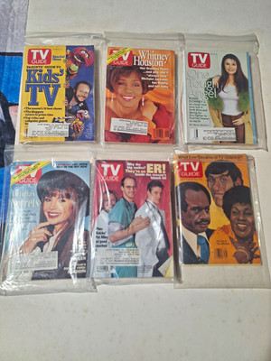 TV Guide Magazine Lot of 6 1993 Special Issue Whitney Houston (Mar/Oct/Dec)