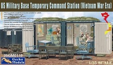 Gecko 35GM0119 1/35 Military Base Temporary Command Station Vietnam War Era Kit