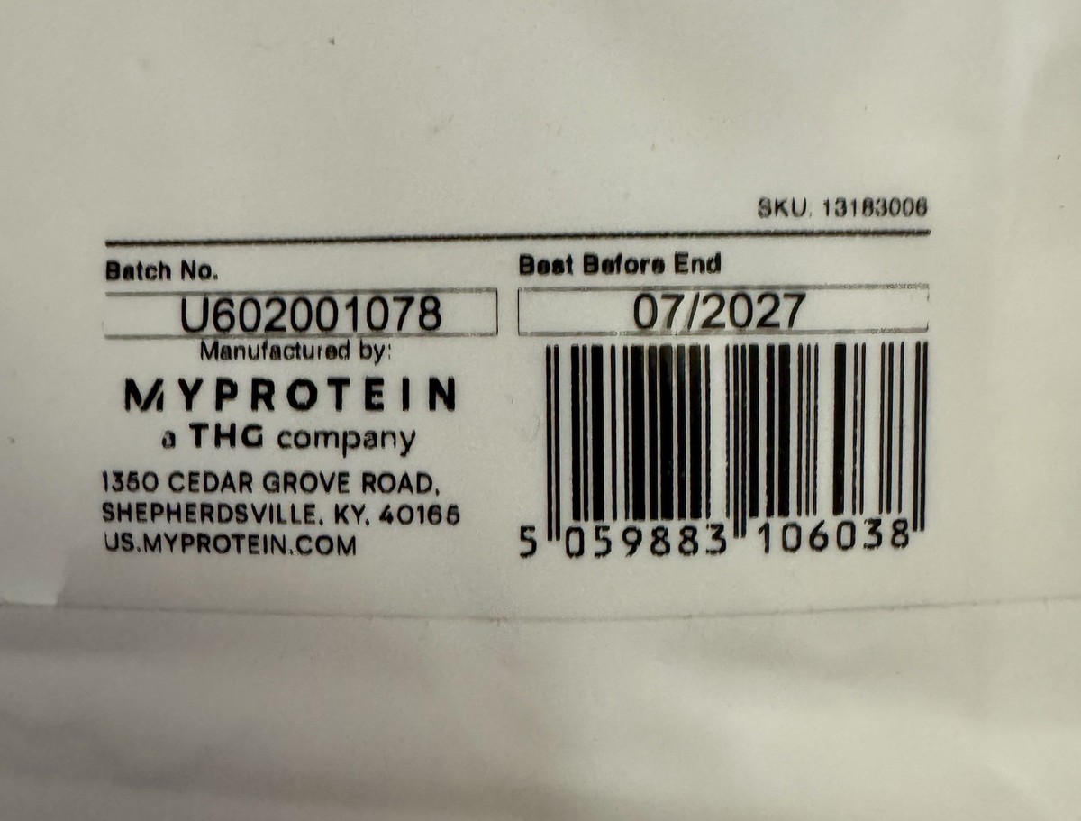 MyProtein Impact Whey Protein 5.5lb Cinnamon Cereal 2.5kg 22g